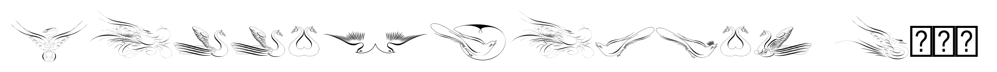 Calligraphic Birds